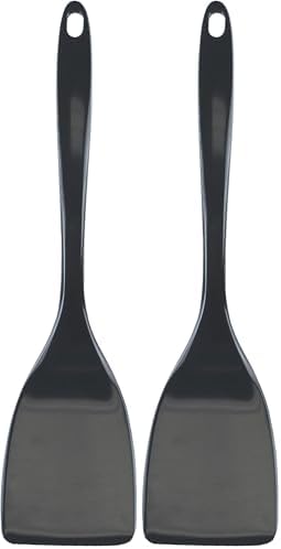 Reston Lloyd Calypso Basics Melamine Spatula, Charcoal, 1 Count (Pack of 2)