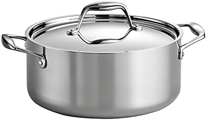 Tramontina Signature Tri-Ply Clad Stainless Steel 5-Quart Dutch Oven Pot