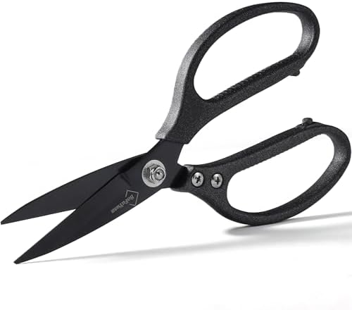 BoFuYuan Heavy Duty Scissors for Cutting Carpet Cardboard Leather Fabric