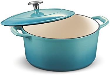 Tramontina Bestow Enameled Cast Iron 5.5-Qt Round Dutch Oven Pot with Lid