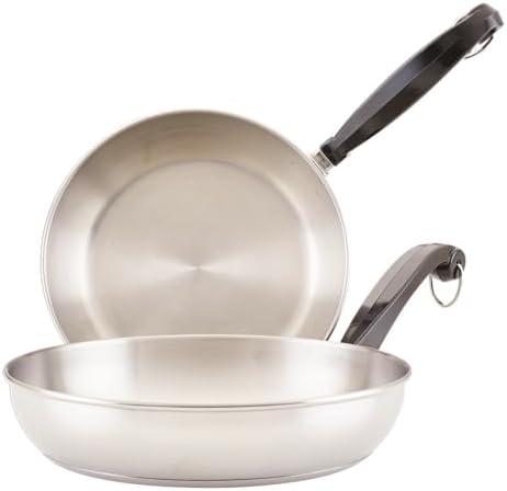 Farberware Classic Series Stainless Steel Frying Pan Set, Cookware Set