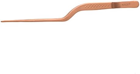 Mercer Culinary 18-8 Stainless Steel Precision Plus Chef Plating Tong, Offset, 6-1/2 Inch Tip, Rose Gold
