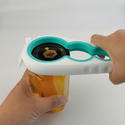 Jar Opener for Weak Hands, 5 in 1 Bottle Opener for Seniors with arthritis