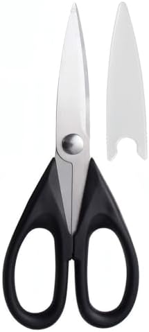 Multipurpose Kitchen Shears, 8.7" Professional Heavy-Duty Scissors, Dishwasher Safe, Rust-Resistant Stainless Steel, Ergonomic Soft Grip Handles for Cooking and Home Use