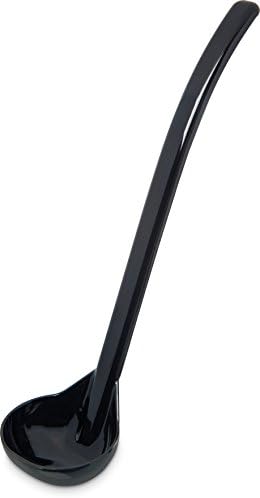 CARLISLE FOODSERVICE PRODUCTS 029503 Carly Plastic Dressing/Serving Ladle, 1 oz./9.5", Black