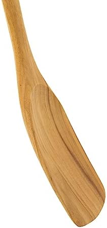 FAAY 15 Inches Wok Spatula, Long Handle Stir fry Paddle, Turner, Handcrafted from High Moist Resistance Teak Wood for Non Stick Cookware