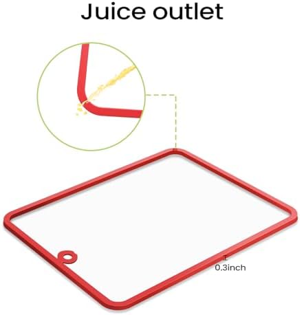 Glass Cutting Board,Tempered Glass Cutting Board for Kitchen Counter,Chopping Board with Non-Slip Edges,Hanging Hole,Scratch Resistant,Heat Resistant,15x10 & 12x8 2PCS