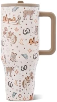HydroJug Traveler 40oz, Insulated Tumbler with Handle & Straw, Mesa