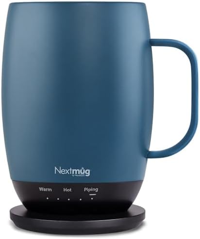 Nextmug Plus - Temperature-Controlled, Self-Heating Coffee Mug