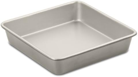 Cuisinart AMB-9SCKCH 9-Inch Chef's Classic Nonstick Bakeware Square Cake Pan, Champagne, 9.57"(L) x 9.57"(W) x 1.69"(H)