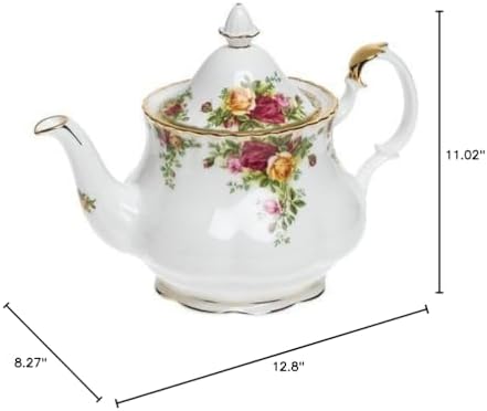 Royal Albert Old Country Roses 3-Piece Set (Teapot, Sugar & Creamer)