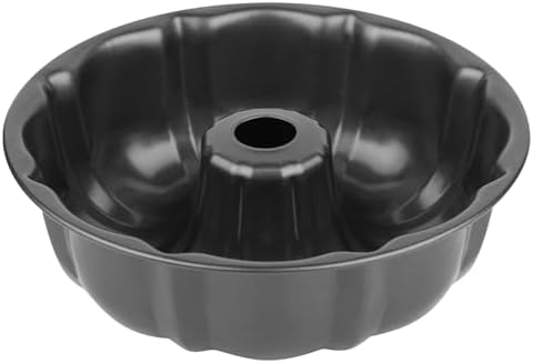 Novery 9.5" Non-Stick Carbon Steel Fluted Tube Cake Pan