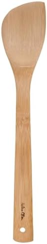 Helen’s Asian Kitchen Stir Fry Spatula and Cooking Utensil, Natural Bamboo, 15-Inch