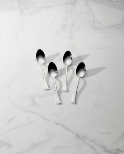 Lenox Portola Dinner Spoons Silverware Set for 4, Flatware