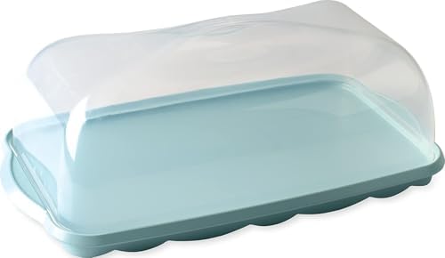 Nordic Ware Loaf Cake Keeper, Blue,12.8"L x 7.3"W x 4.6"H