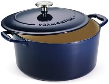 Tramontina Bestow Enameled Cast Iron 5.5-Qt Round Dutch Oven Pot with Lid