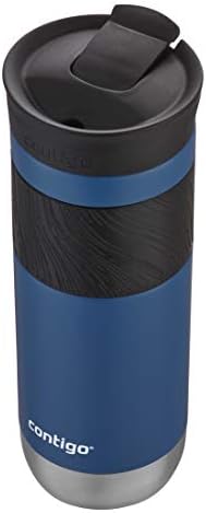 Contigo Byron Vacuum-Insulated Stainless Steel Travel Mug with Leak-Proof Lid, Reusable Coffee Cup or Water Bottle, BPA-Free, 20oz 2-Pack in Sake & Blue Corn Perfect for Hot and Cold Beverages