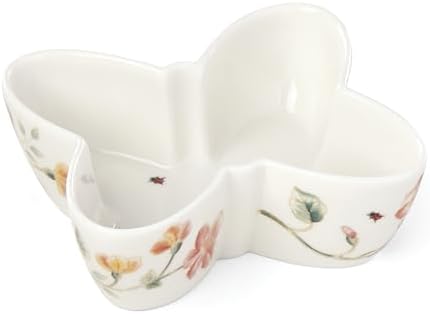 Lenox 885606 Butterfly Meadow Butterfly-Shaped Bowl, White