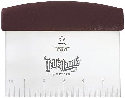 Mercer Culinary Hell's Handle Bench Scraper, 3.5 Inch x 6 Inch