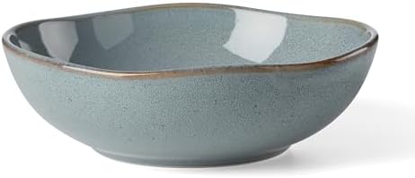 Oneida 897199 Organic Shades 12-Piece Dinnerware Set, Slate Blue