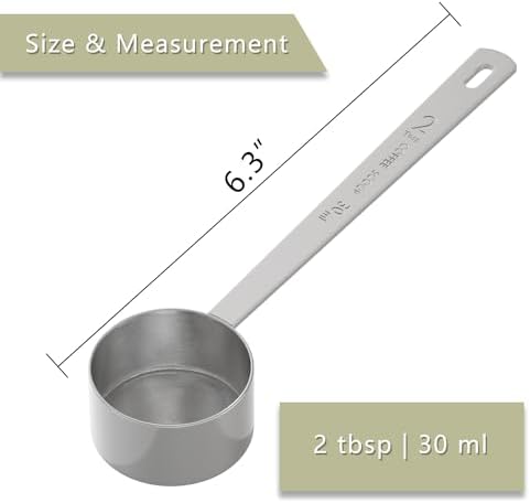 2PCS Long Handle Coffee Scoop, 2Tbsp(30ml) Measuring Spoon