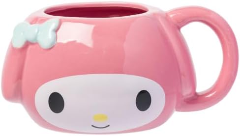 Silver Buffalo Sanrio Hello Kitty and My Melody, 3D Sculpted Mug, 20oz
