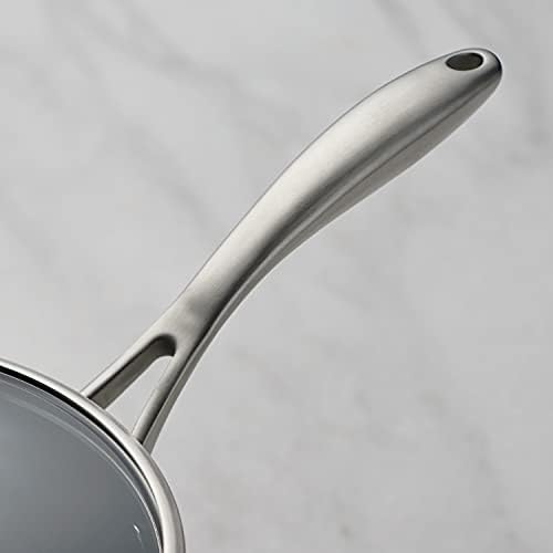Tramontina OnyxPro Hard Anodized Non Stick 4-Quart Large Sauce Pan with Lid