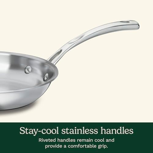 Cuisinart French Classic Tri-Ply Stainless 10-Piece Cookware Set, Silver