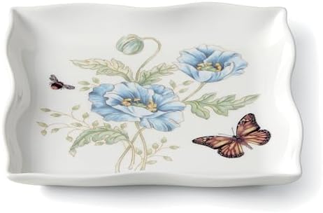 Lenox Butterfly Meadow Square Dish, 0.65 LB, Multi