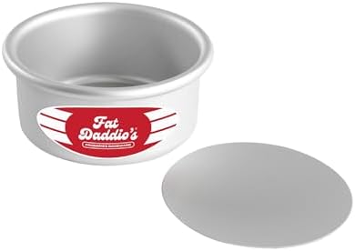 Fat Daddio's PCC-42 Anodized Aluminum Round Cheesecake Pan, 4 x 2 Inch