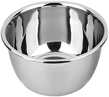 meleg otthon Stainless Steel Mixing Bowl, 23 Quart Salad Bowl, Metal Bowls, Stainless Steel Basin, Heavy Duty Deeper Edge Mirror Finish Dishwasher Safe Bowl
