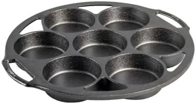 Lodge Pre-Seasoned Cast Iron Mini Cake Pan, PFAS-Free