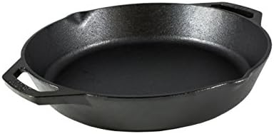 Lodge Pre-Seasoned Cast Iron Dual Handle Pan, PFAS-Free, 10.25 Inches