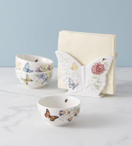 Lenox Butterfly Meadow Porcelain 3-Piece Mini Bowl Set