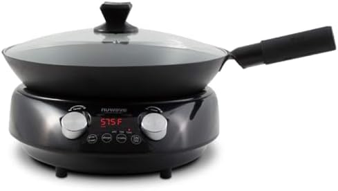 Nuwave Mosaic Induction Wok, Precise Temp Controls from 100°F-575°F in 5°F