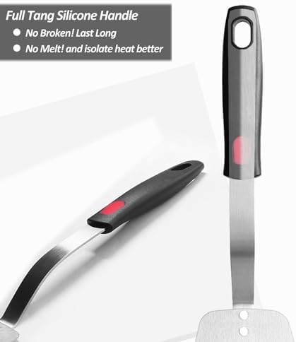 Stainless Steel Flexible Spatula, Thin Metal Turner, X' L Slotted