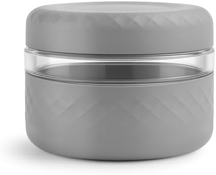 16 oz/2 Cup Glass Lunch Bowl Container with Lid, Leak & Spill Proof