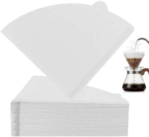 Clinuse 200Pcs Cone Coffee Filters #2, White Size 02 Coffee Filter