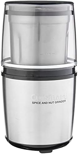 Cuisinart Spice and Nut Grinder, Push-Top Lid for On/Off, Dishwasher Safe