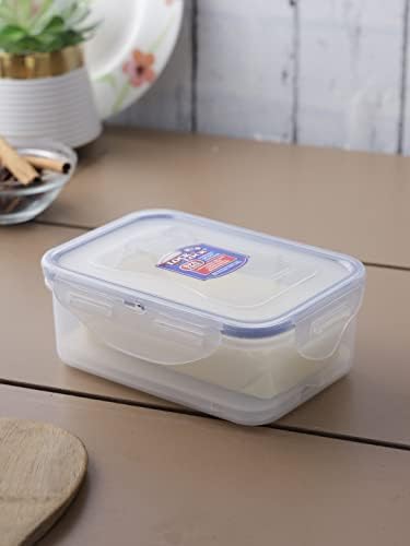 LOCK & LOCK LocknLock Easy Essentials Rectangular Butter and Cheese Container Food Container, Small, 15.0 Ounce - Clear