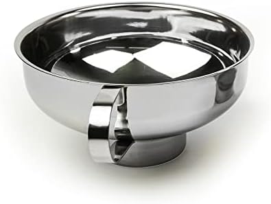 RSVP International Endurance Canning Collection Non-Reactive 18/8 Stainless Steel, Dishwasher Safe, Funnel, 2-1/4"