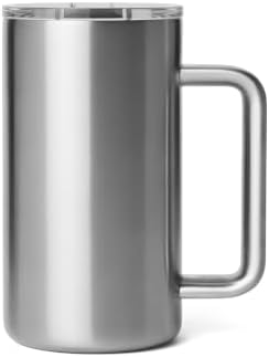 YETI Rambler 24 oz Ceramic Lined Stackable Mug, Stainless