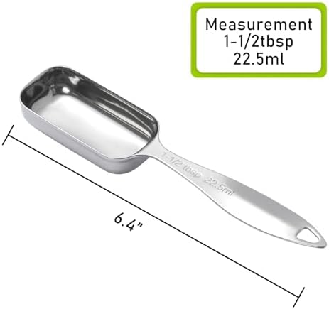 1PCS 1-1/2tbsp(22.5ml) Measuring Spoon, Stainless Steel Measure Teaspoon