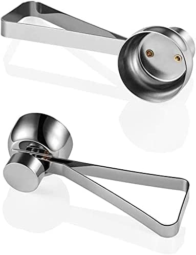 Egg Cracker Topper，Egg Opener Eggshell Cutter Kitchen.Perfect Soft Boiled Egg Cutter for Raw/Soft Hard Boiled Egg Silver
