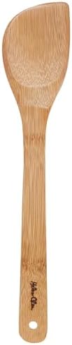 Helen's Asian Kitchen Bamboo Stir Fry Spatula, 13-Inch, Wok Cooking Tool For Stirring, Mixing, Turning, And Serving