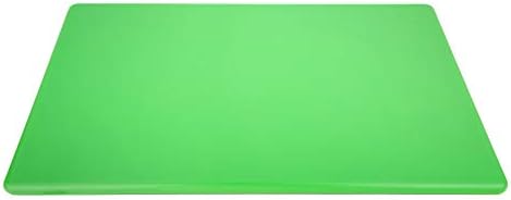 Thirteen Chefs 18x12 Green Cutting Board for Vegetable, Commercial Plastic