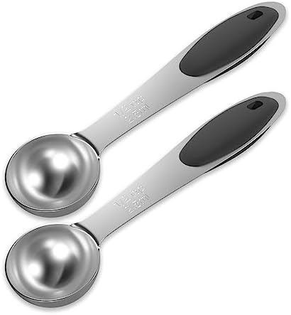 2PCS 1/2Tsp(2.5ml) Measuring Spoon, Stainless Steel Measure Scoop