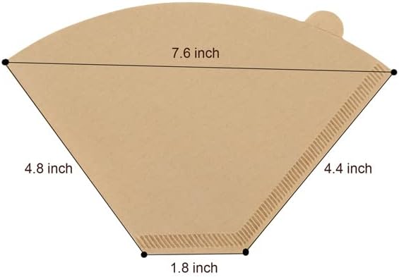 100 Pcs Disposable Coffee Filters #4 for Ninja Coffee Maker