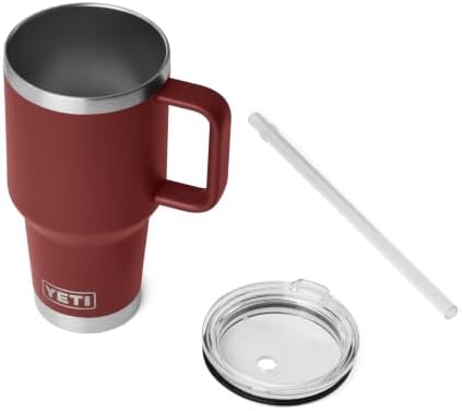 YETI Rambler 35 oz Straw Mug 2.0, Stag Red