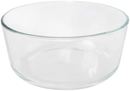Pyrex 7203 Glass Bowls & 7402-PC Cadet Blue Lids (2-Pack) - Made in USA
